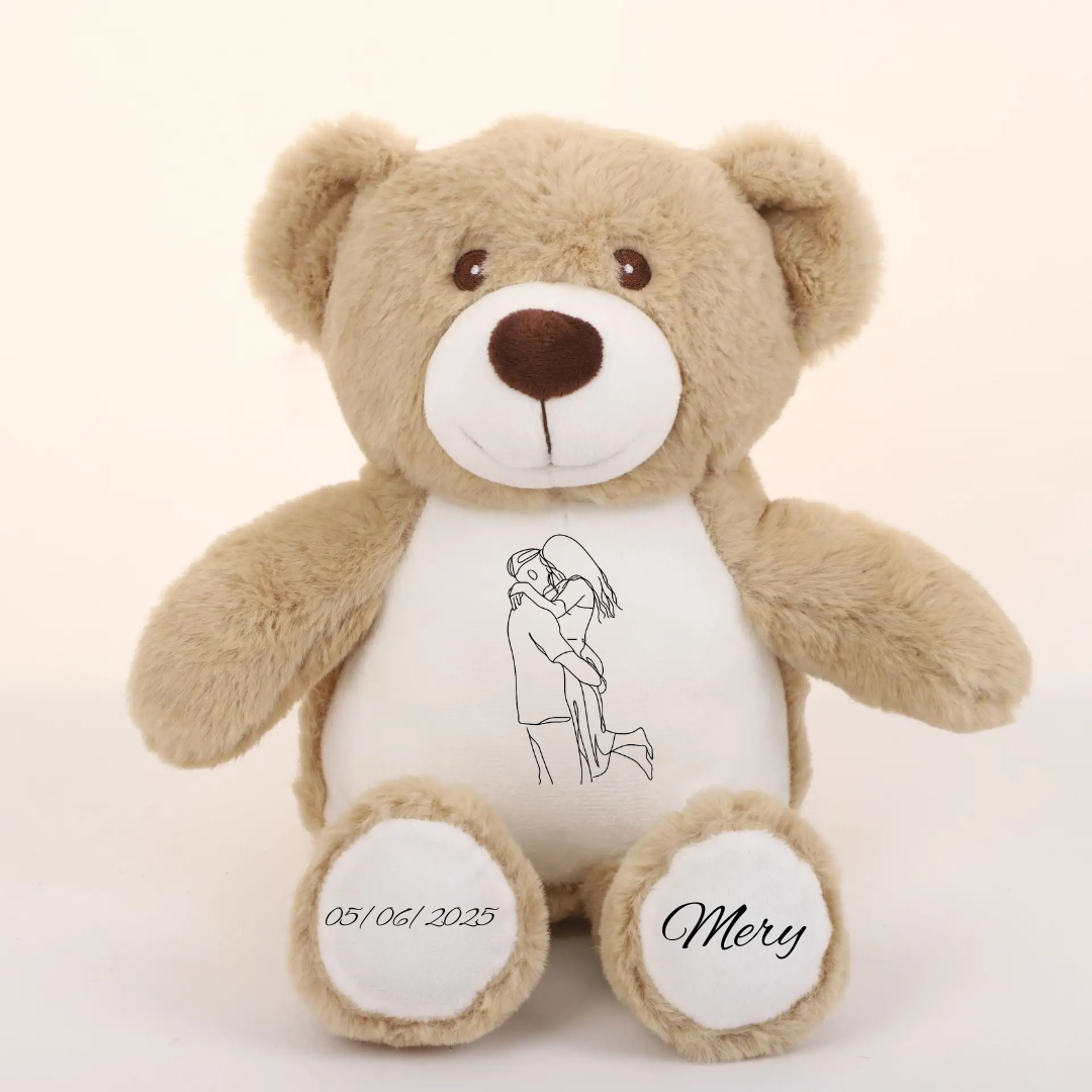 peluche personnalisée pour couple