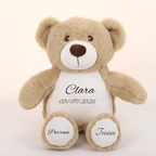 peluche personnalisée pour naissance