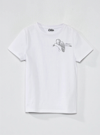 t-shirt personnalisée blanc